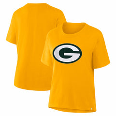Green Bay Packers Women's Essential Legacy T-Shirt - Gold for sale