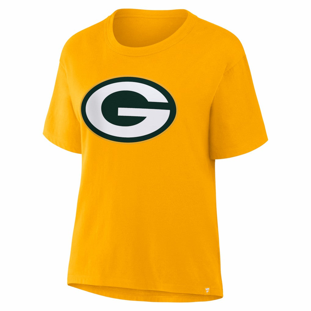 Green Bay Packers Women's Essential Legacy T-Shirt - Gold for sale