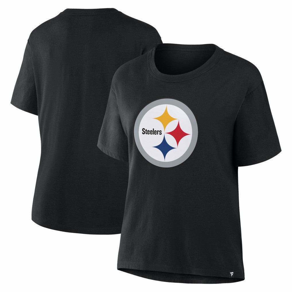 Pittsburgh Steelers Women's Essential Legacy T-Shirt - Black discount