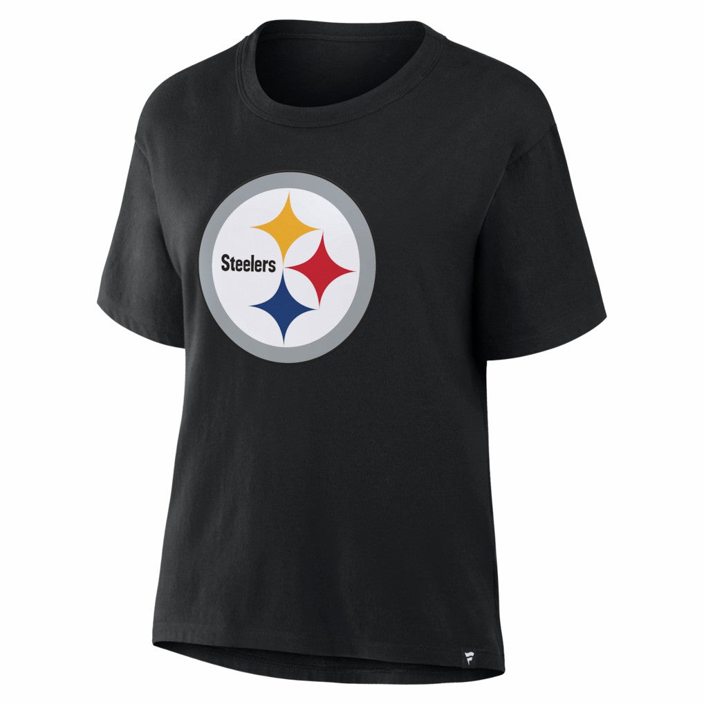 Pittsburgh Steelers Women's Essential Legacy T-Shirt - Black discount