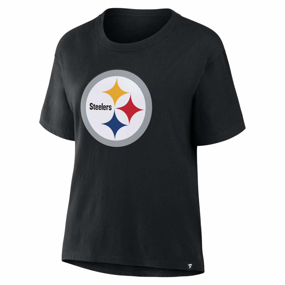 Pittsburgh Steelers Women's Essential Legacy T-Shirt - Black discount