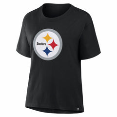Pittsburgh Steelers Women's Essential Legacy T-Shirt - Black discount