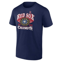 Boston Red Sox 2004 World Series Champions T-Shirt Navy
