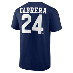 Miguel Cabrera Detroit Tigers Player Icon Name & Number T-Shirt Navy