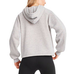 Cleveland Browns DKNY Sport Women's Debbie Dolman Raglan Pullover Hoodie - Heather Gray sale