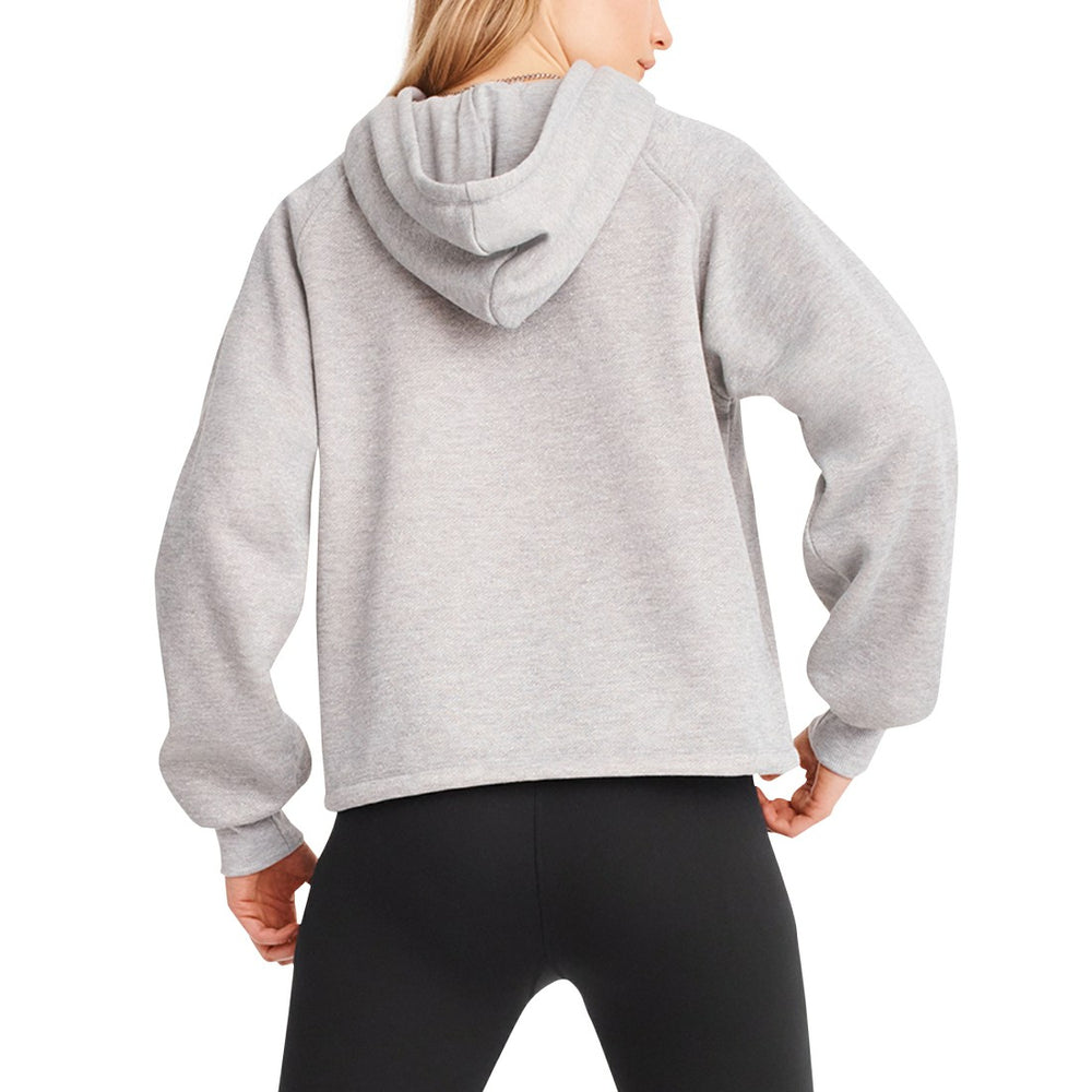 Green Bay Packers DKNY Sport Women's Debbie Dolman Raglan Pullover Hoodie - Heather Gray cheap