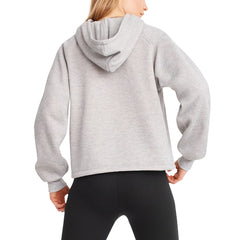 Green Bay Packers DKNY Sport Women's Debbie Dolman Raglan Pullover Hoodie - Heather Gray cheap