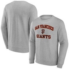 San Francisco Giants Heart & Soul Pullover Sweatshirt Heather Gray