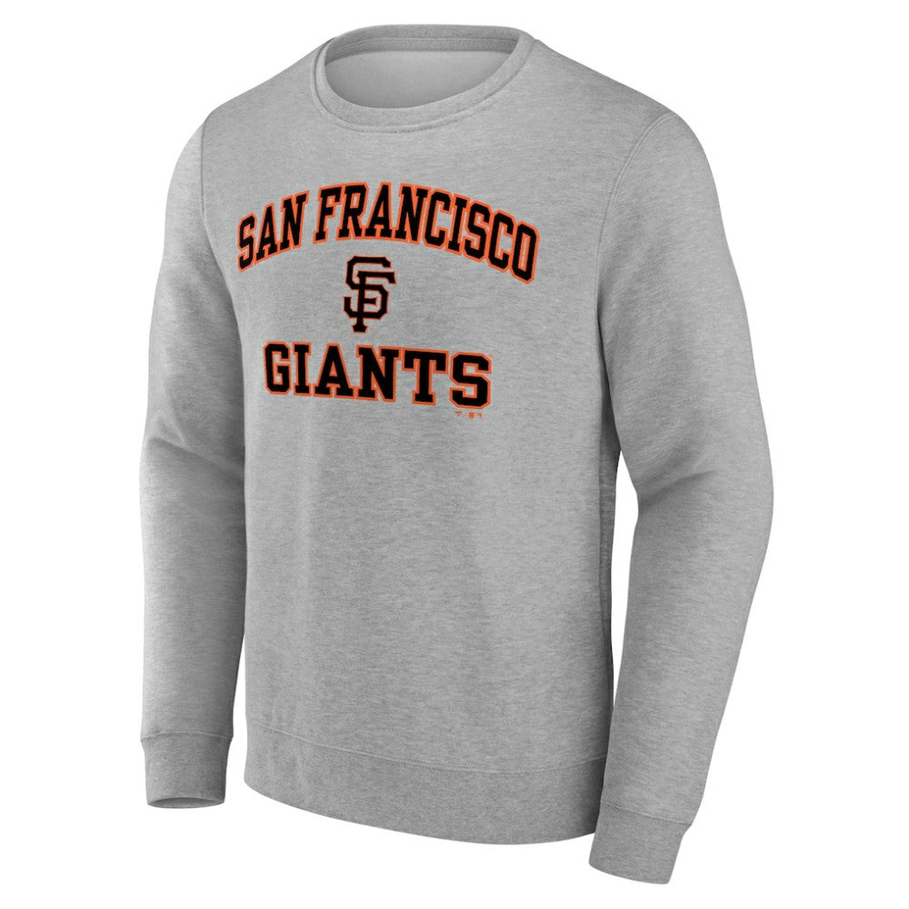 San Francisco Giants Heart & Soul Pullover Sweatshirt Heather Gray