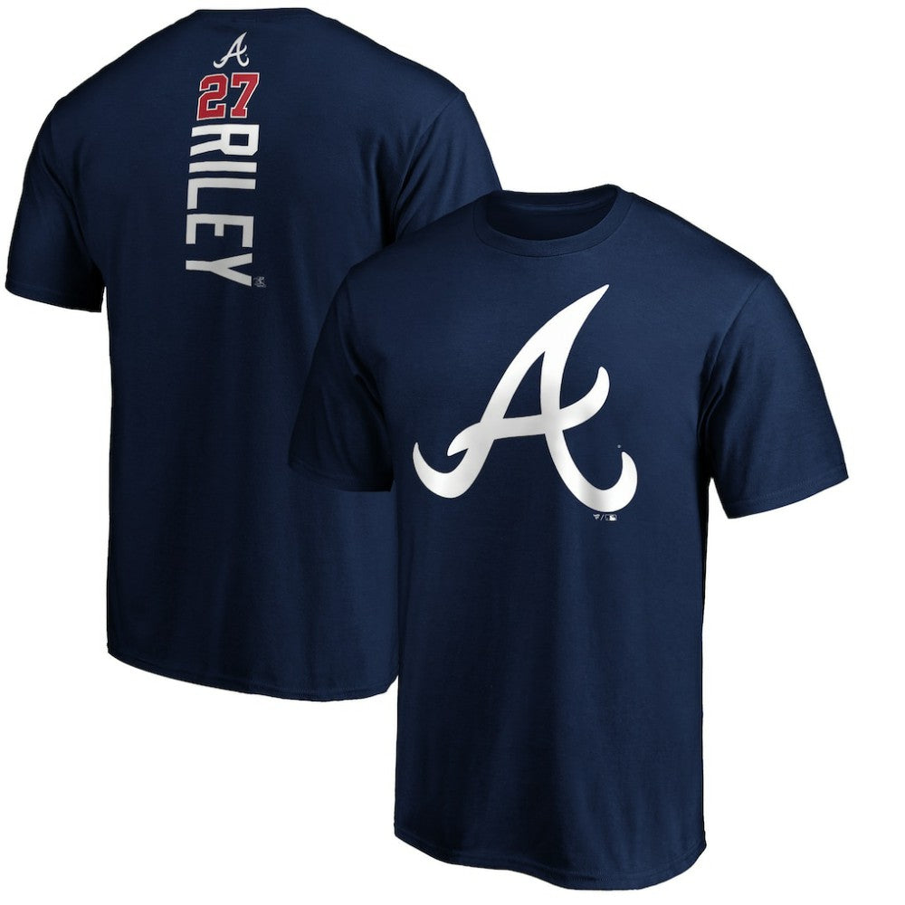 Austin Riley Atlanta Braves Playmaker Name & Number T-Shirt Navy