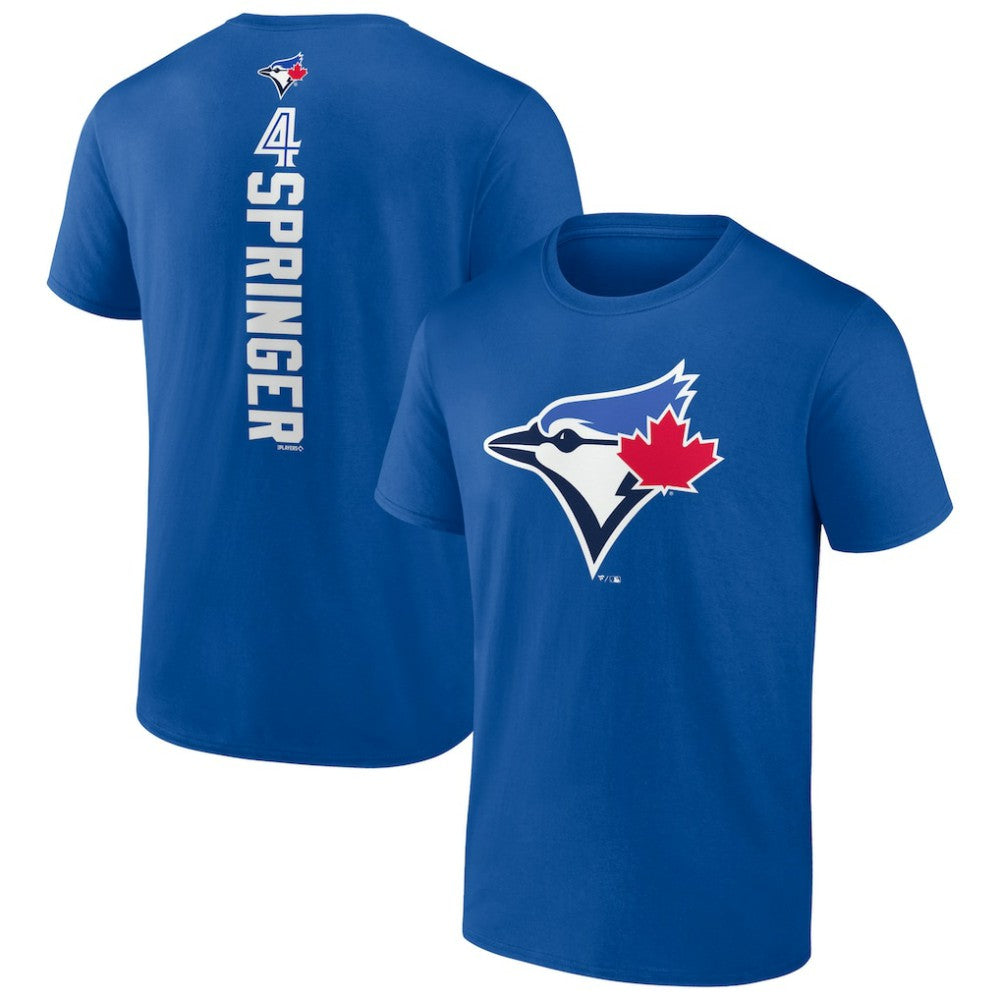 George Springer Toronto Blue Jays Playmaker Name & Number T-Shirt Royal