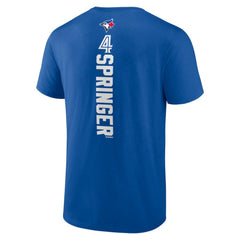 George Springer Toronto Blue Jays Playmaker Name & Number T-Shirt Royal
