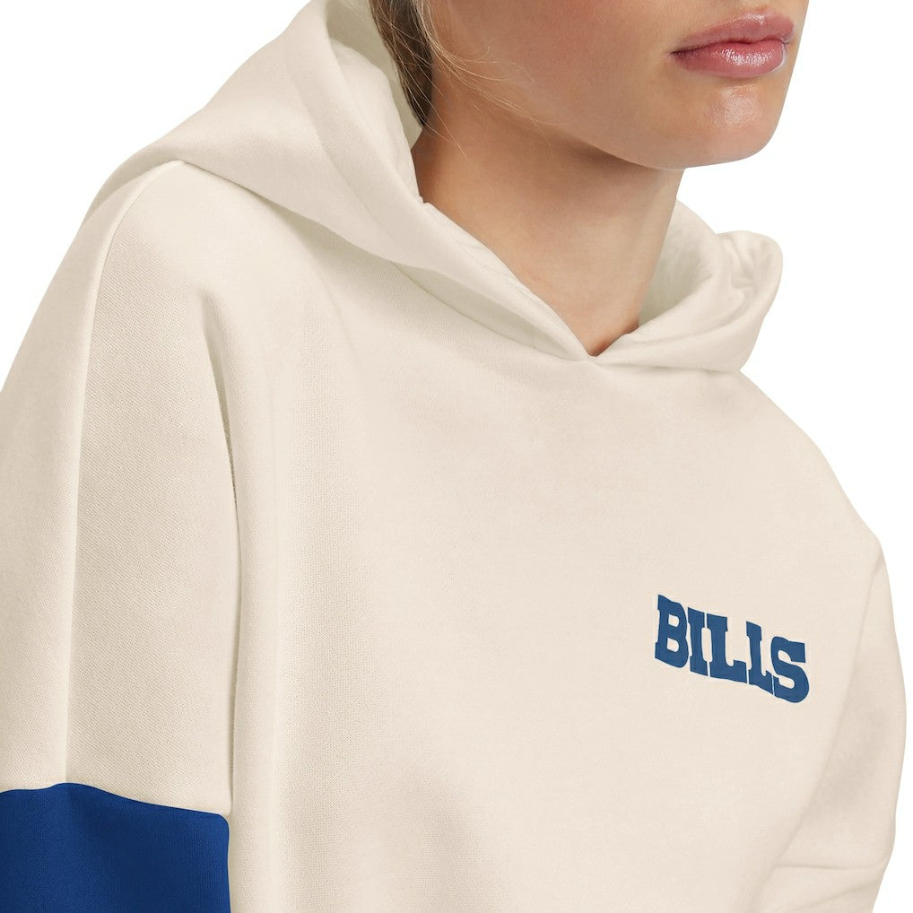 Buffalo Bills Tommy Hilfiger Women's Harriet Pullover Hoodie - Cream/Royal cheap