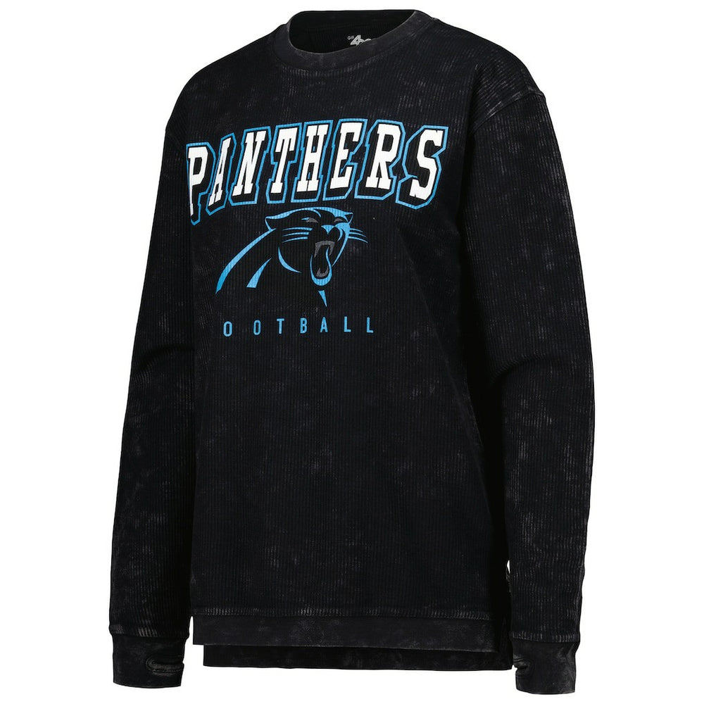 Carolina Panthers G-III 4Her by Carl Banks Women's Comfy Cord Pullover Sweatshirt - Black sale