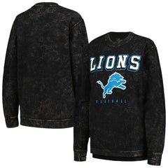Detroit Lions G-III 4Her by Carl Banks Women's Comfy Cord Pullover Sweatshirt - Black for sale
