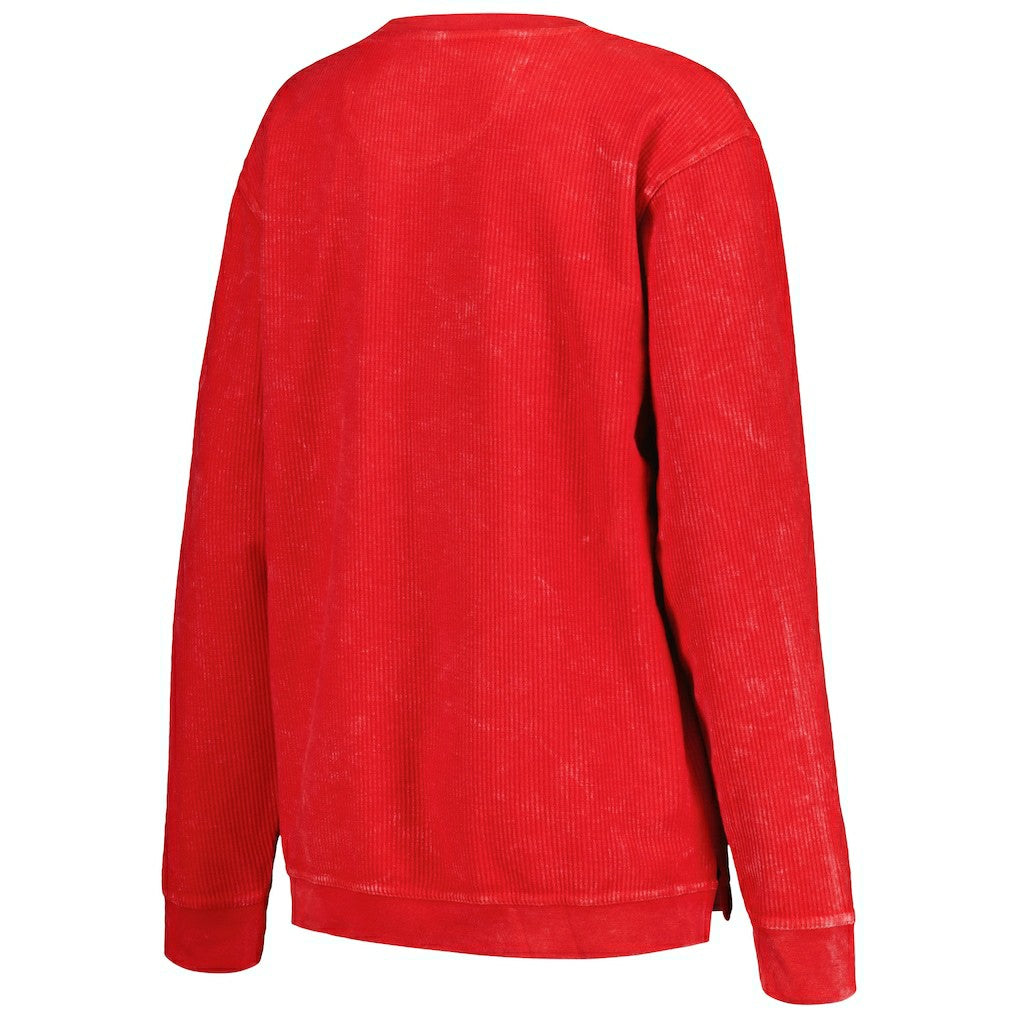 Kansas City Chiefs G-III 4Her by Carl Banks Women's Comfy Cord Pullover Sweatshirt - Red outlet