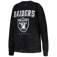 Las Vegas Raiders G-III 4Her by Carl Banks Women's Comfy Cord Pullover Sweatshirt - Black on sale
