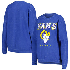 Los Angeles Rams G-III 4Her by Carl Banks Women's Comfy Cord Pullover Sweatshirt - Royal on sale