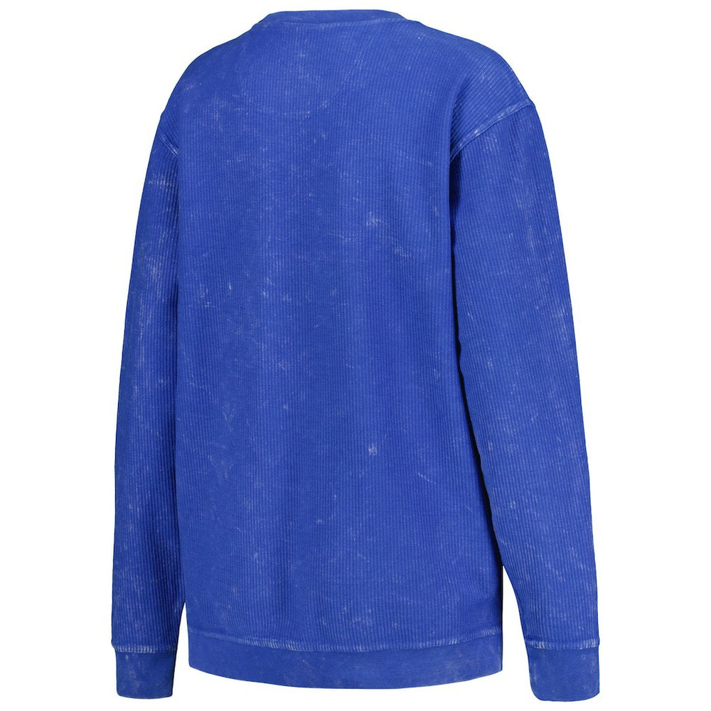 Los Angeles Rams G-III 4Her by Carl Banks Women's Comfy Cord Pullover Sweatshirt - Royal on sale