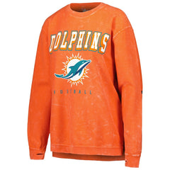 Miami Dolphins G-III 4Her by Carl Banks Women's Comfy Cord Pullover Sweatshirt - Orange online