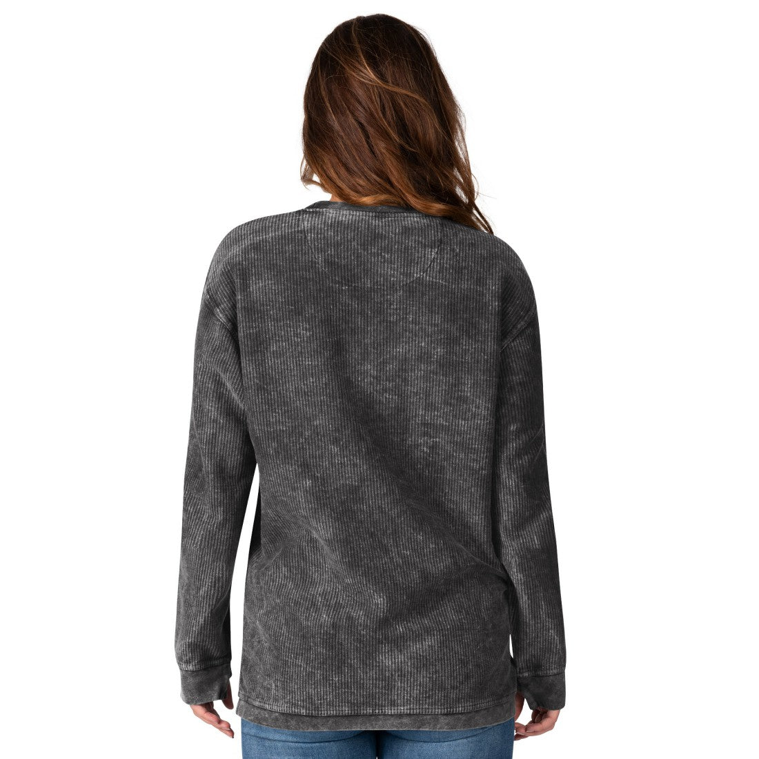 Minnesota Vikings G-III 4Her by Carl Banks Women's Comfy Cord Sweatshirt - Gray outlet