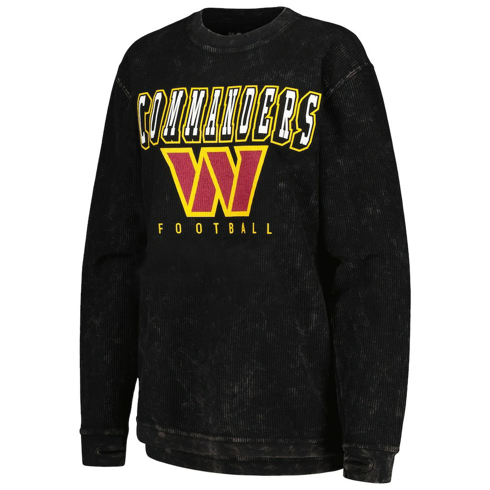 Washington Commanders G-III 4Her by Carl Banks Women's Comfy Cord Pullover Sweatshirt - Black cheap