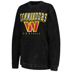 Washington Commanders G-III 4Her by Carl Banks Women's Comfy Cord Pullover Sweatshirt - Black cheap
