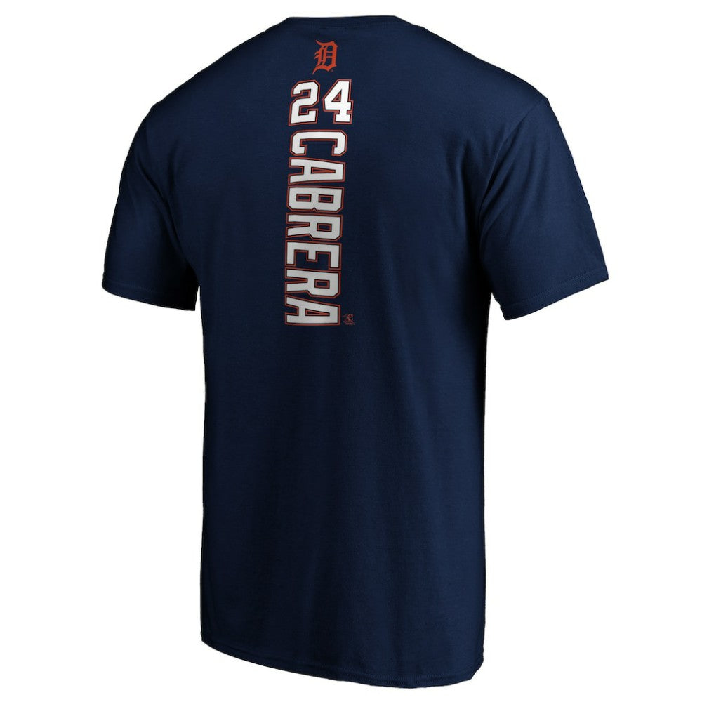 Detroit Tigers Playmaker Name & Number T-Shirt Navy