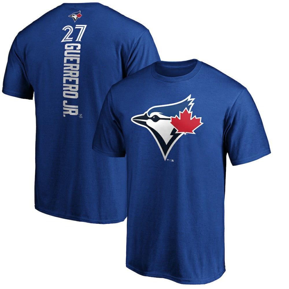 Vladimir Guerrero Jr. Toronto Blue Jays Playmaker Name & Number T-Shirt Royal