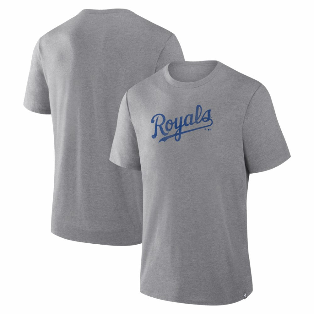 Kansas City Royals Play Tribute Tri-Blend T-Shirt Heather Gray