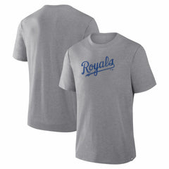Kansas City Royals Play Tribute Tri-Blend T-Shirt Heather Gray
