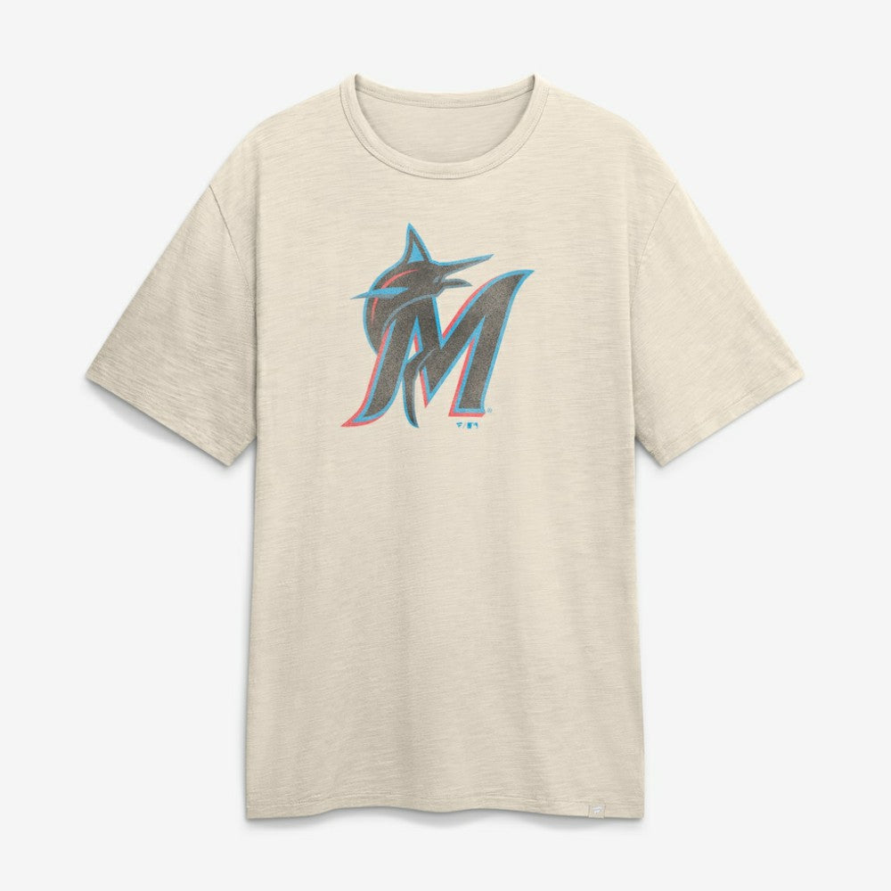 Miami Marlins Stadium Slub T-Shirt Tan