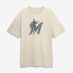 Miami Marlins Stadium Slub T-Shirt Tan