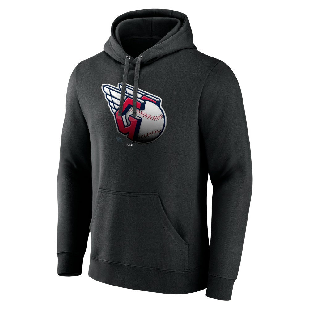 Cleveland Guardians Midnight Mascot Pullover Hoodie Black