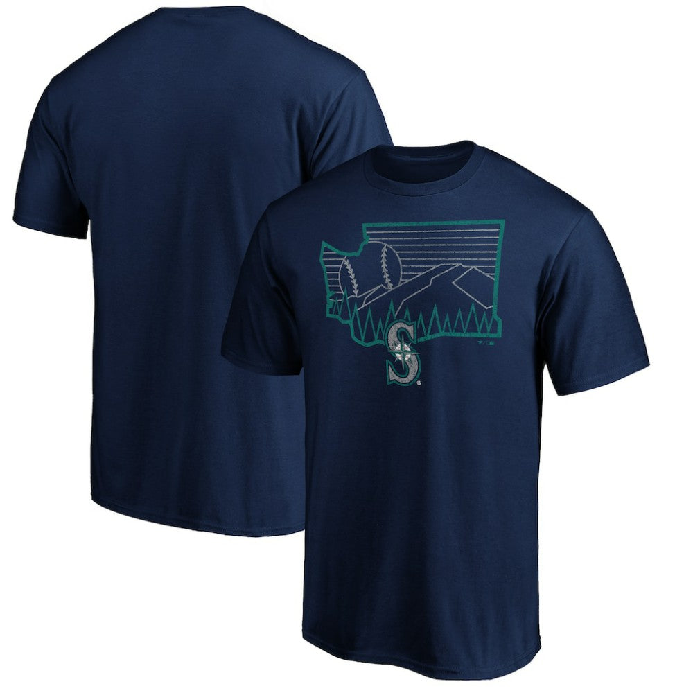 Seattle Mariners Team Adrenaline T-Shirt Navy