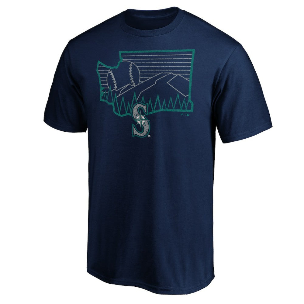 Seattle Mariners Team Adrenaline T-Shirt Navy