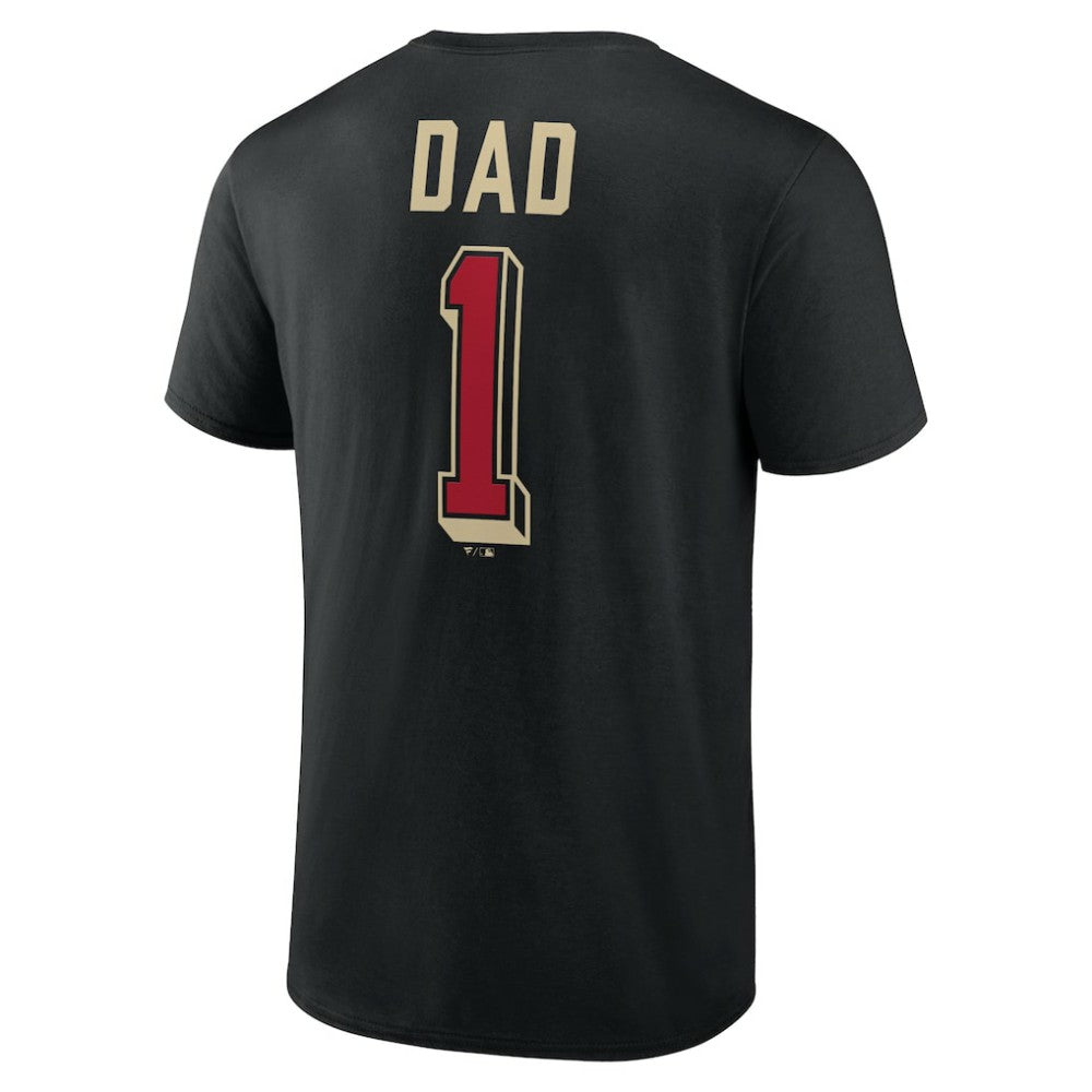 Arizona Diamondbacks Number One Dad T-Shirt Black