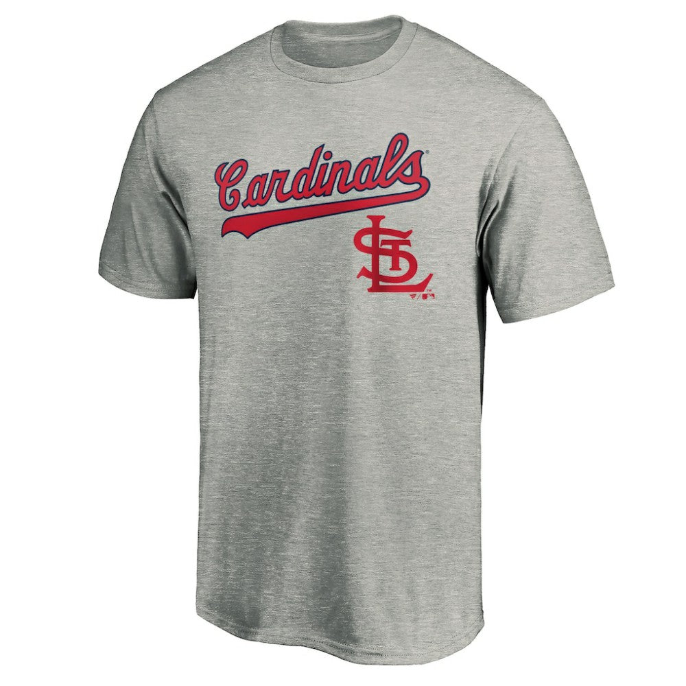 St. Louis Cardinals Cooperstown Collection Wahconah T-Shirt Heather Gray