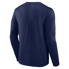 Cleveland Guardians Team Lockup Long Sleeve T-Shirt Navy