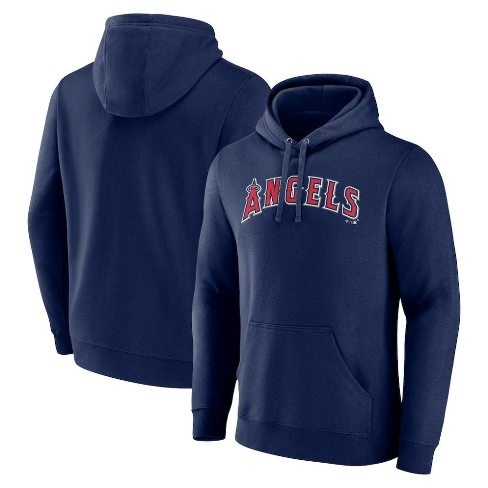 Los Angeles Angels Official Wordmark Pullover Hoodie Navy