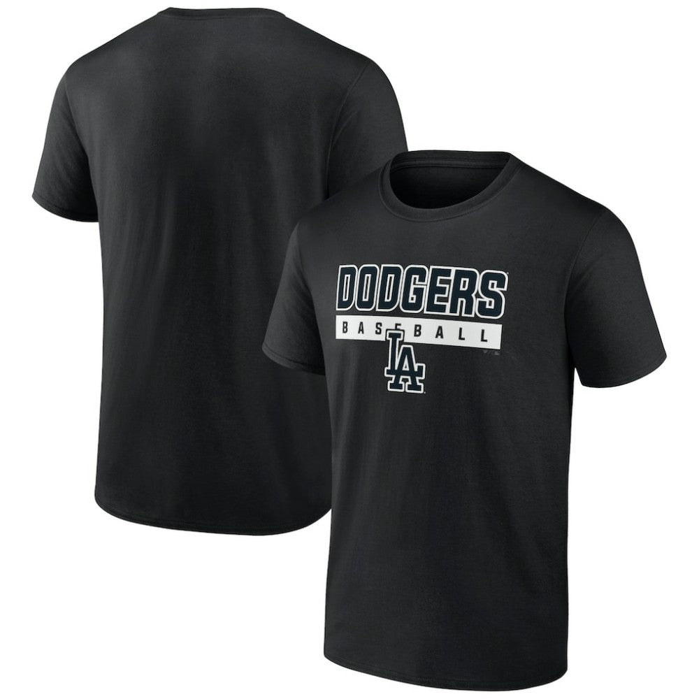Los Angeles Dodgers In The Mitt T-Shirt Black