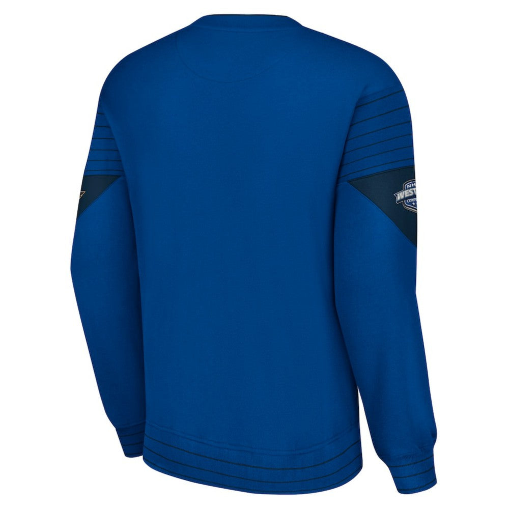 St. Louis Blues Starter Faceoff Pullover Sweatshirt - Blue Sweatshirts