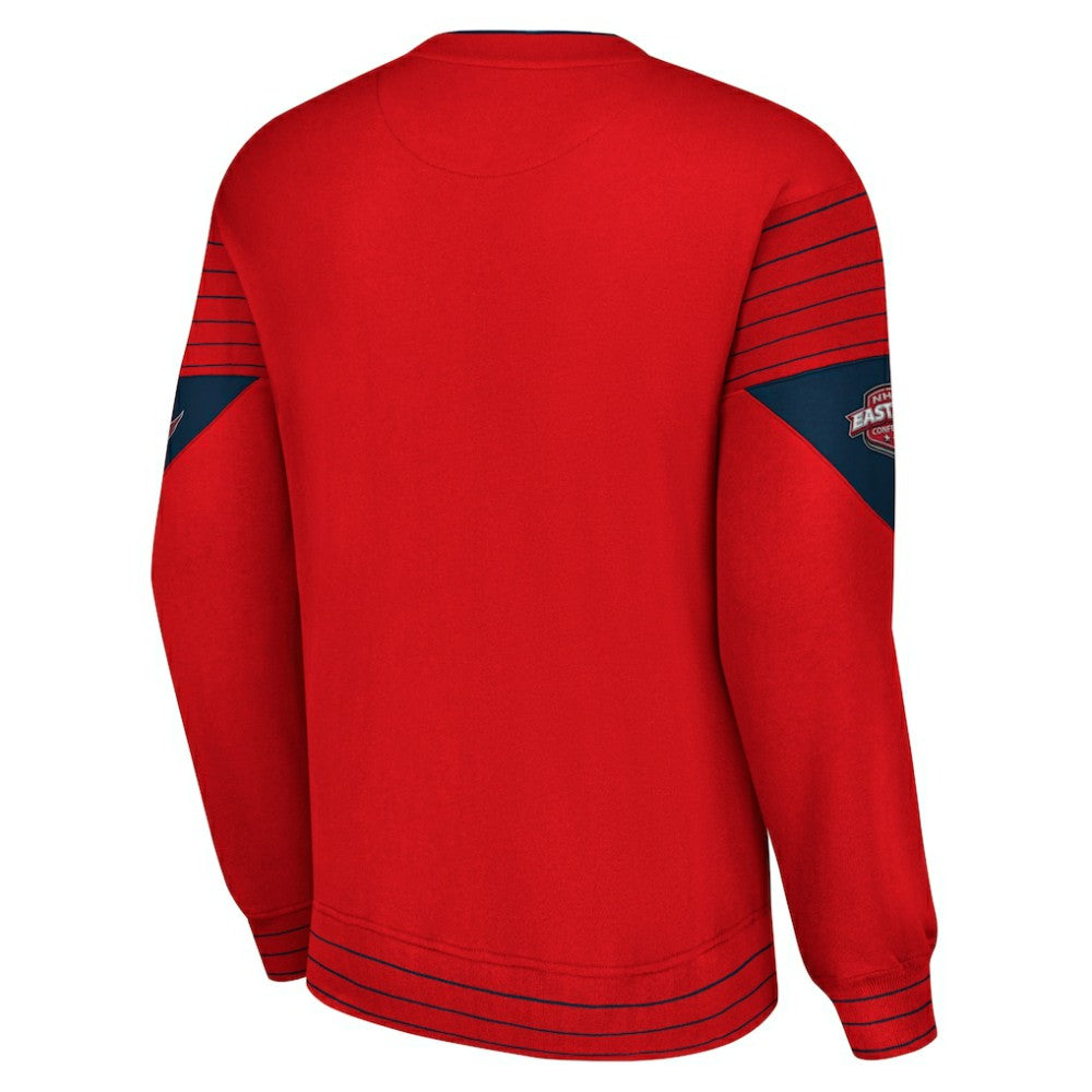 Washington Capitals Starter Faceoff Pullover Sweatshirt - Red Sweatshirts