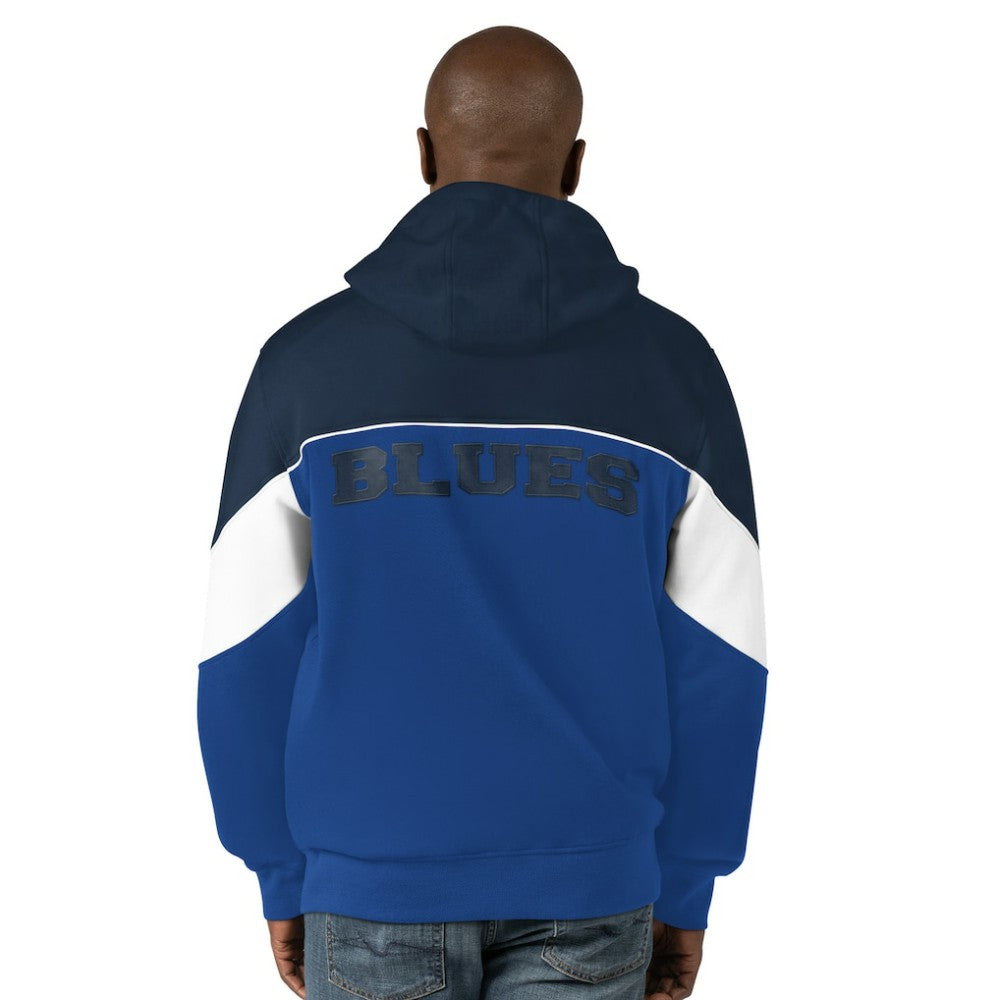St. Louis Blues Starter Power Forward Full-Zip Hoodie - Blue/Navy Hoodies