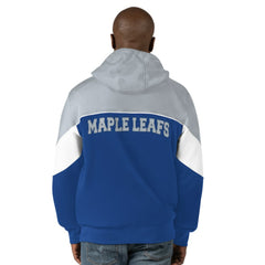 Toronto Maple Leafs Starter Power Forward Full-Zip Hoodie - Blue/Gray Hoodies