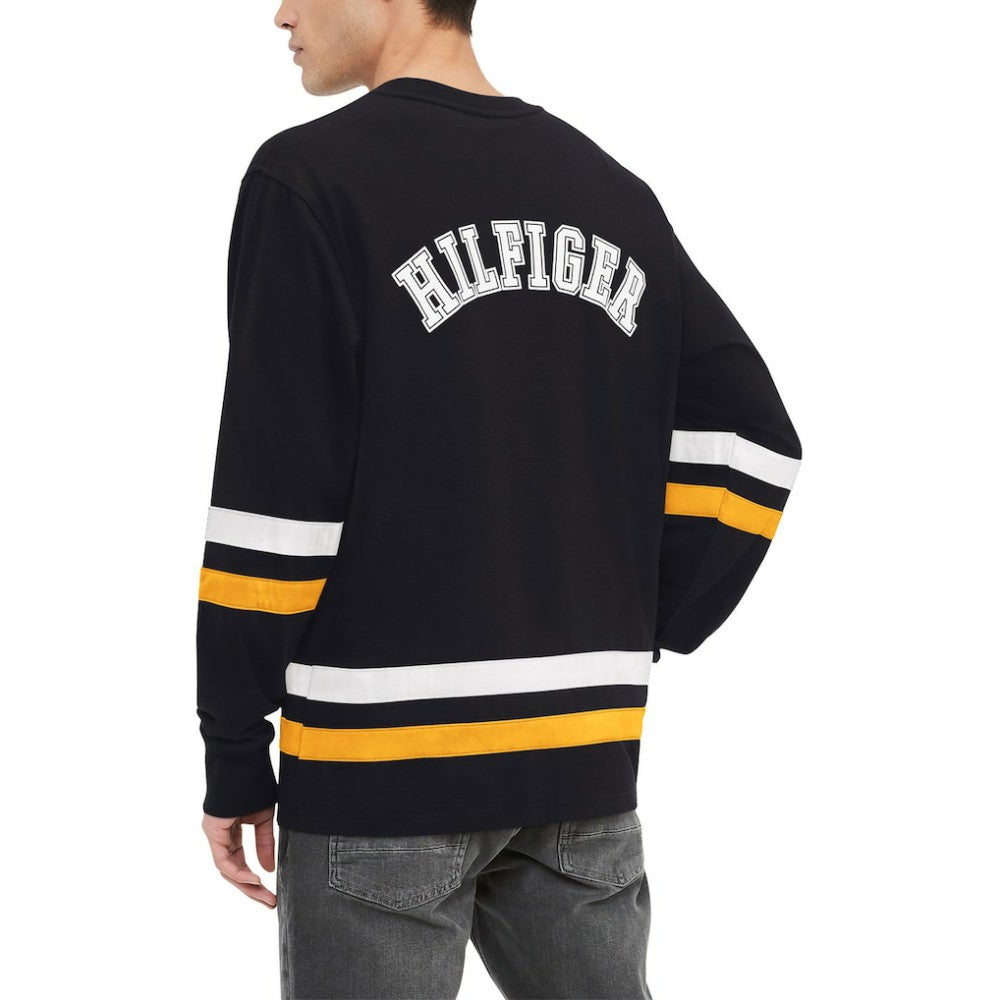 Boston Bruins Tommy Hilfiger Nolan Long Sleeve T-Shirt - Black T-shirts