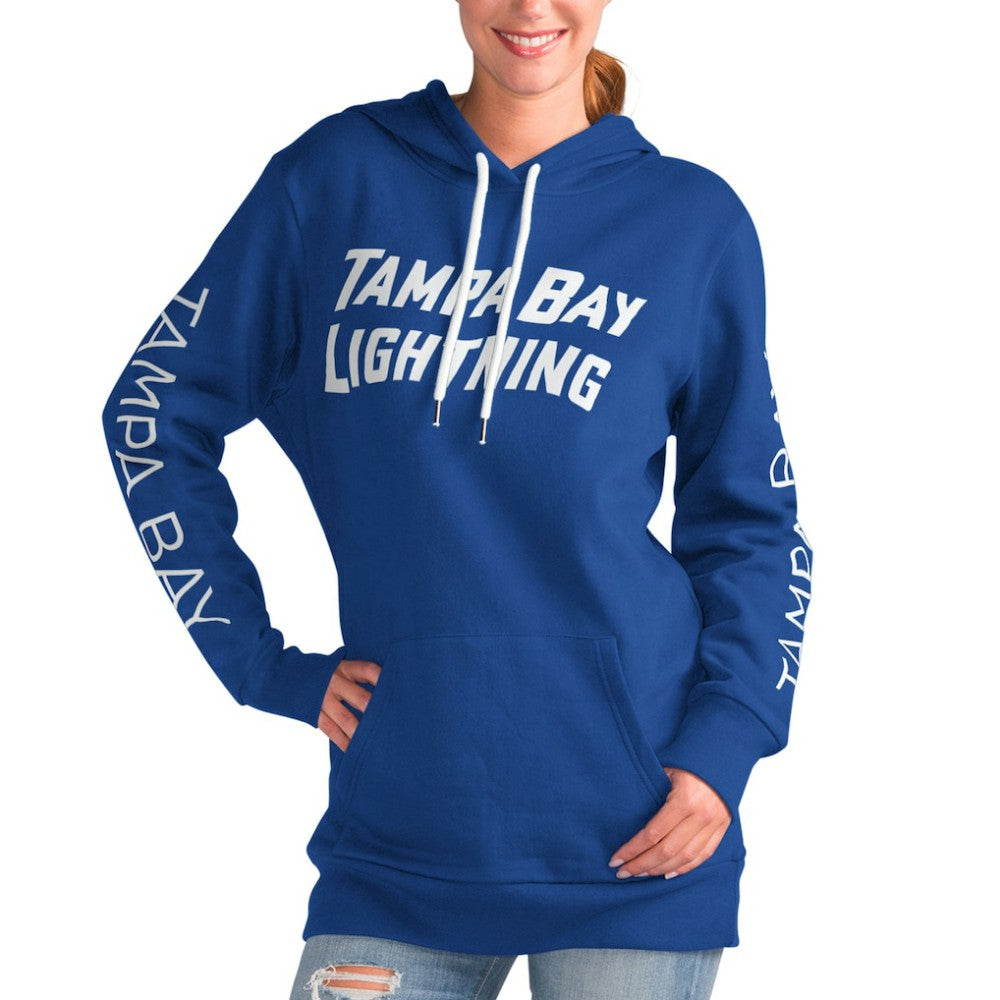 Tampa Bay Lightning G-III 4Her by Carl Banks Women's Overtime Pullover Hoodie - Blue Hoodies