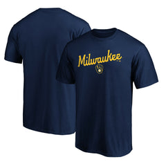 Milwaukee Brewers Series Sweep T-Shirt Navy