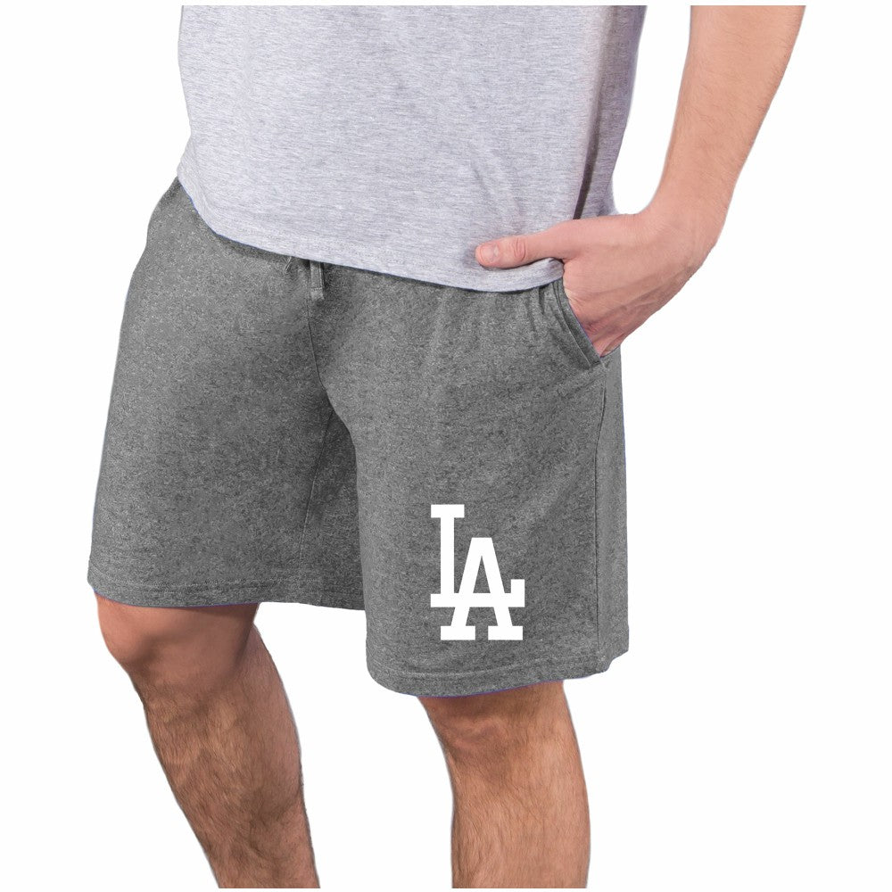 Los Angeles Dodgers Concepts Sport Quest Knit Jam Shorts Charcoal