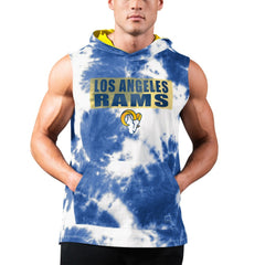 Los Angeles Rams MSX by Michael Strahan Resistance Sleeveless Pullover Hoodie - Royal sale